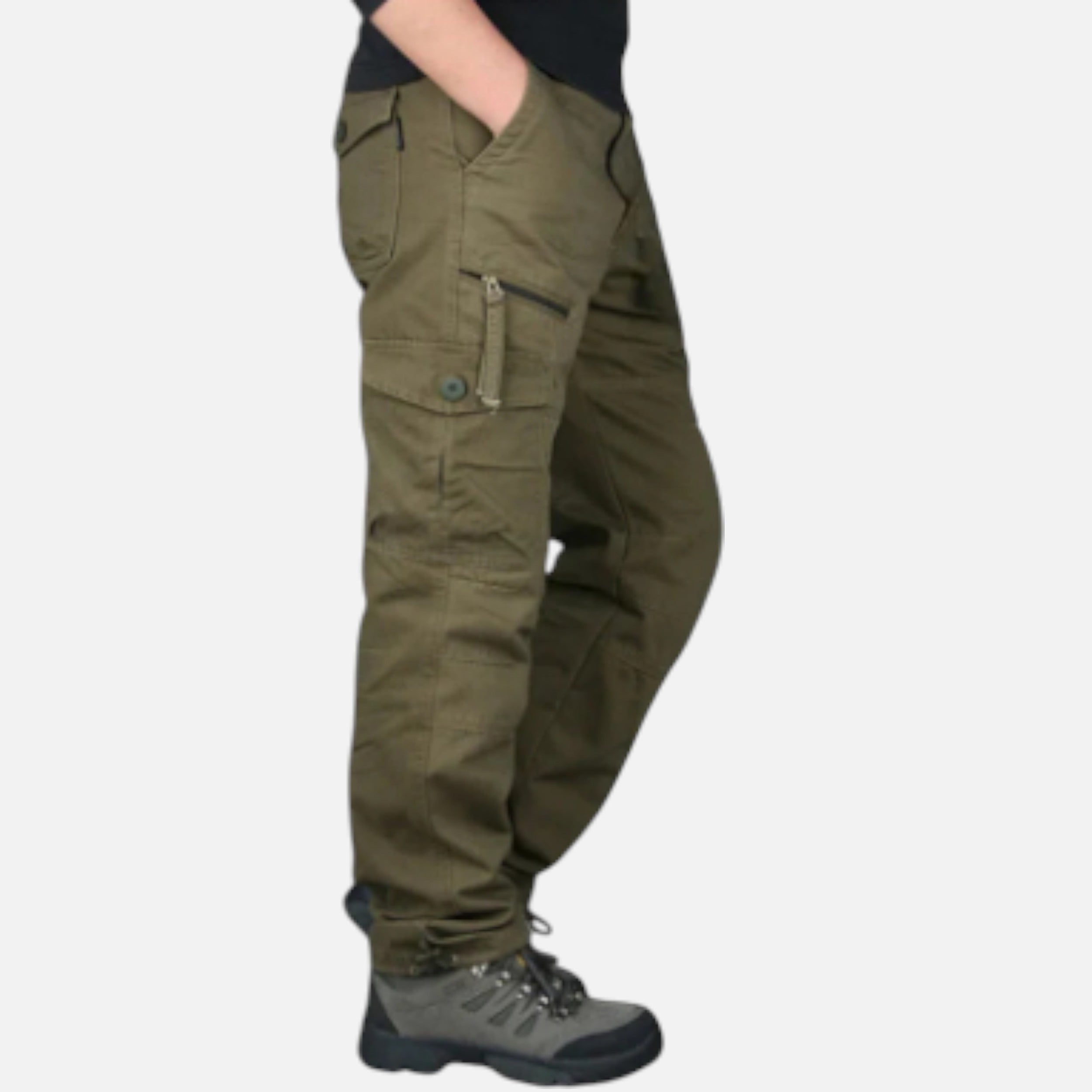 Solwiera | Męskie spodnie cargo z bawełny Heritage