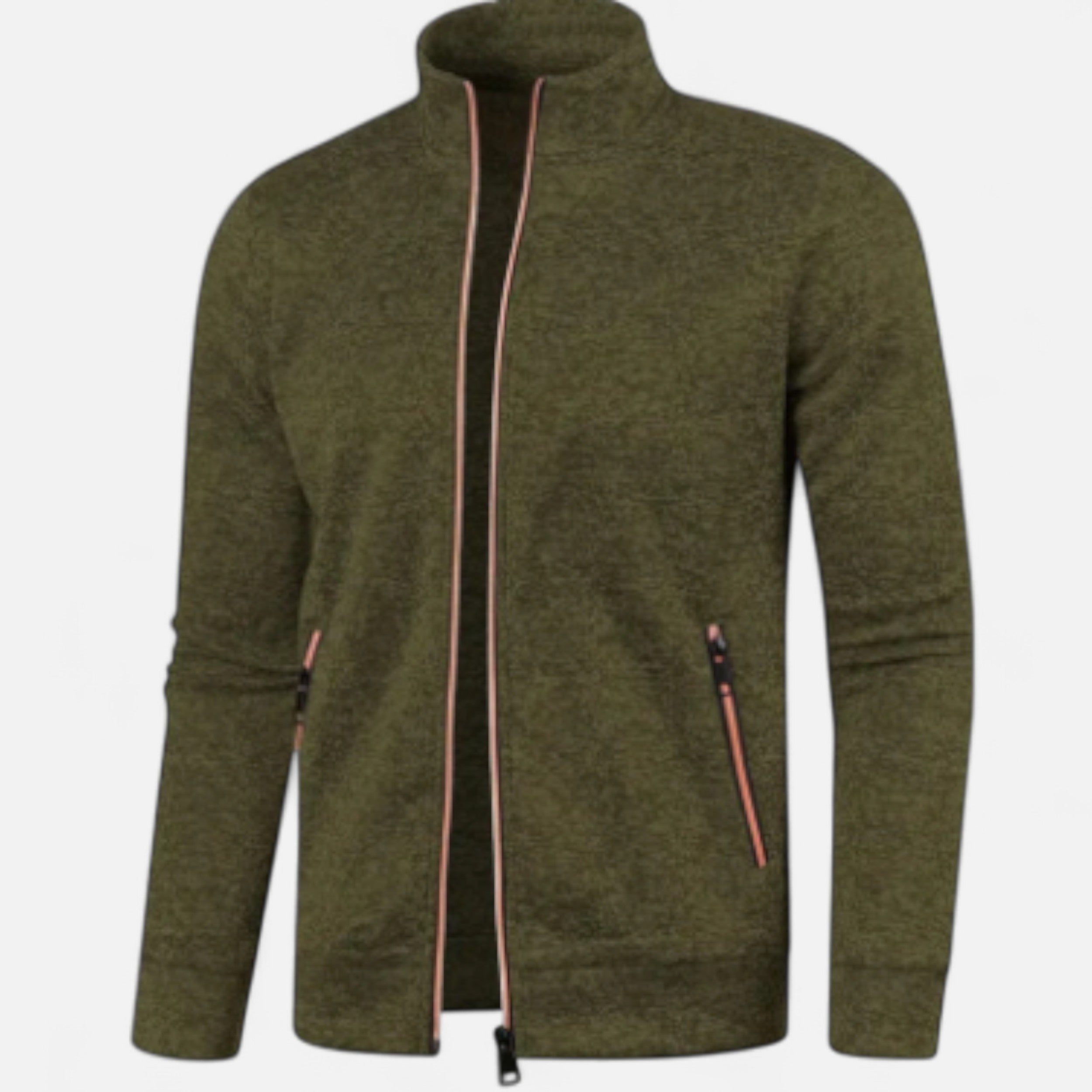 Solwiera | Męski kardigan klasyczny Dzianina Jesienna