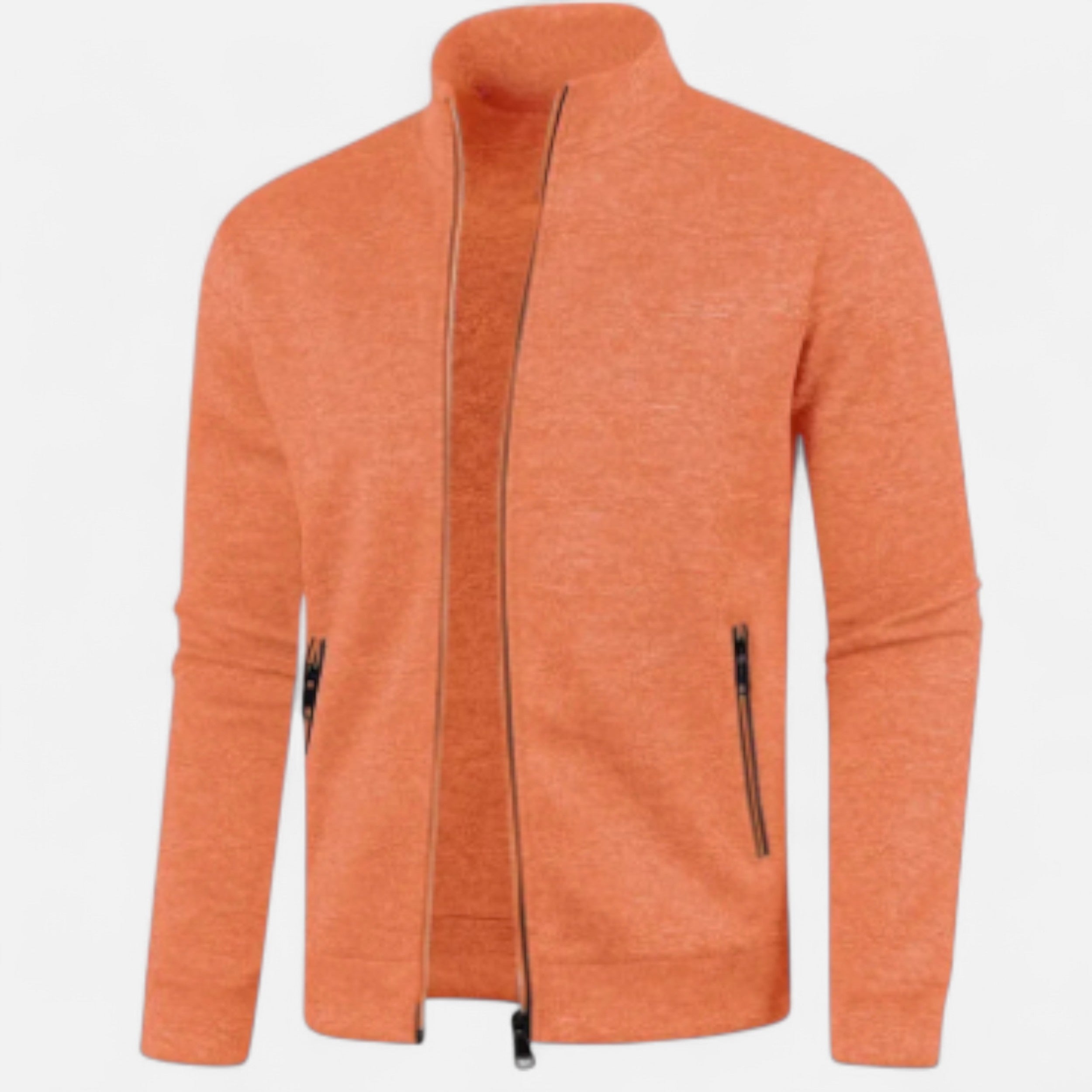 Solwiera | Męski kardigan klasyczny Dzianina Jesienna