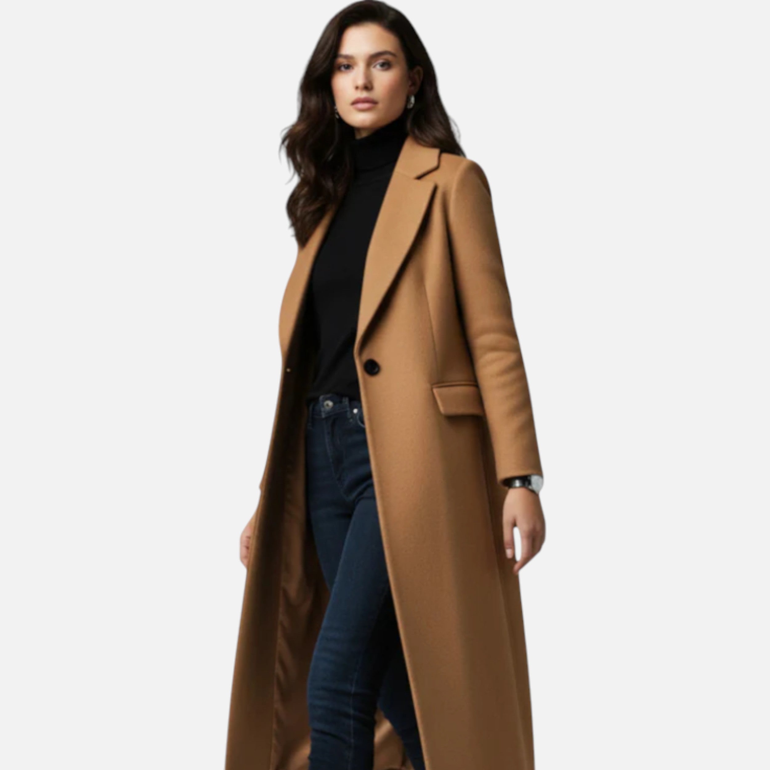 Solwiera | Damski Płaszcz Zimowy z Kołnierzem Klasy Elegancji