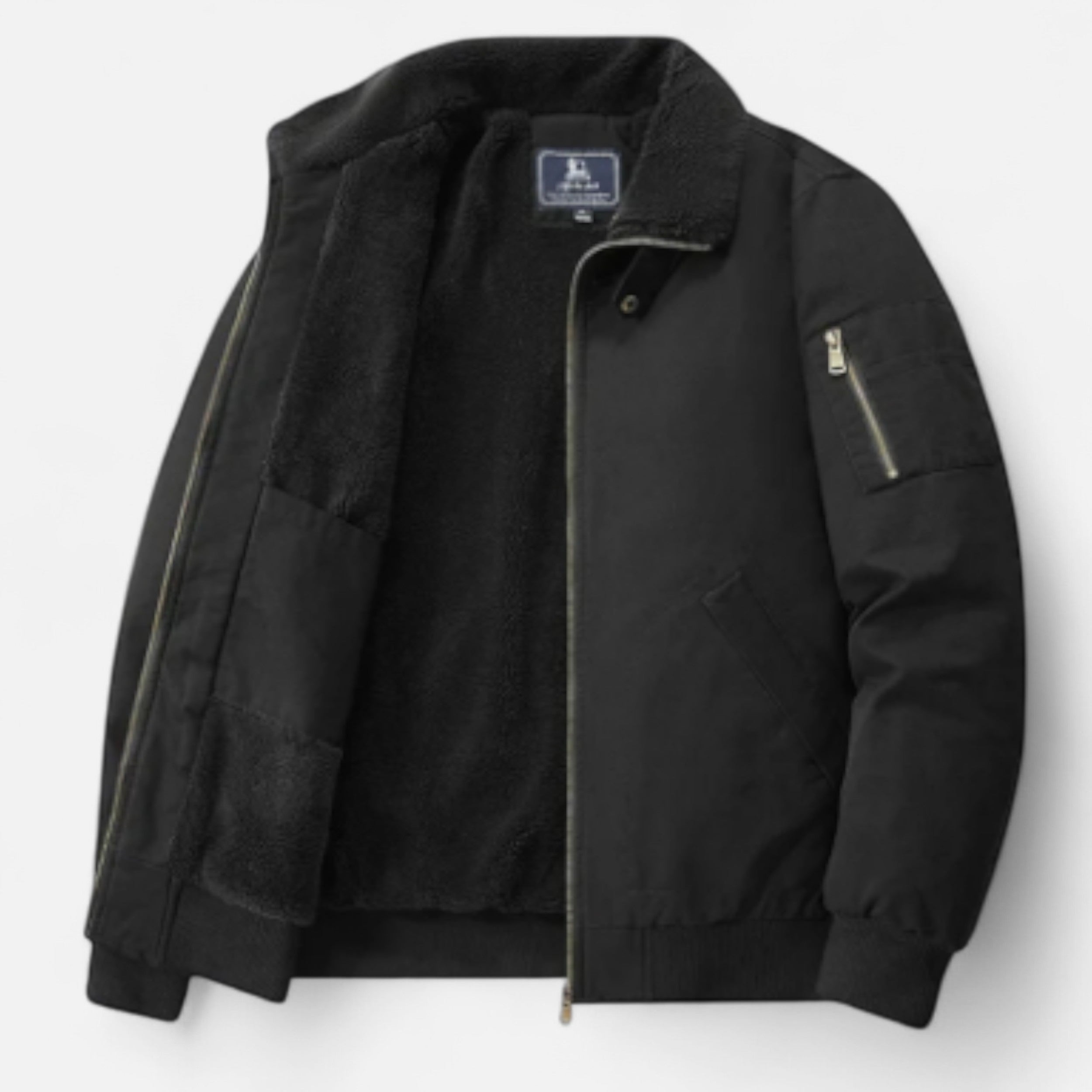 Solwiera | Męska kurtka bawełniano-wełniana Klasyczna Mieszanka