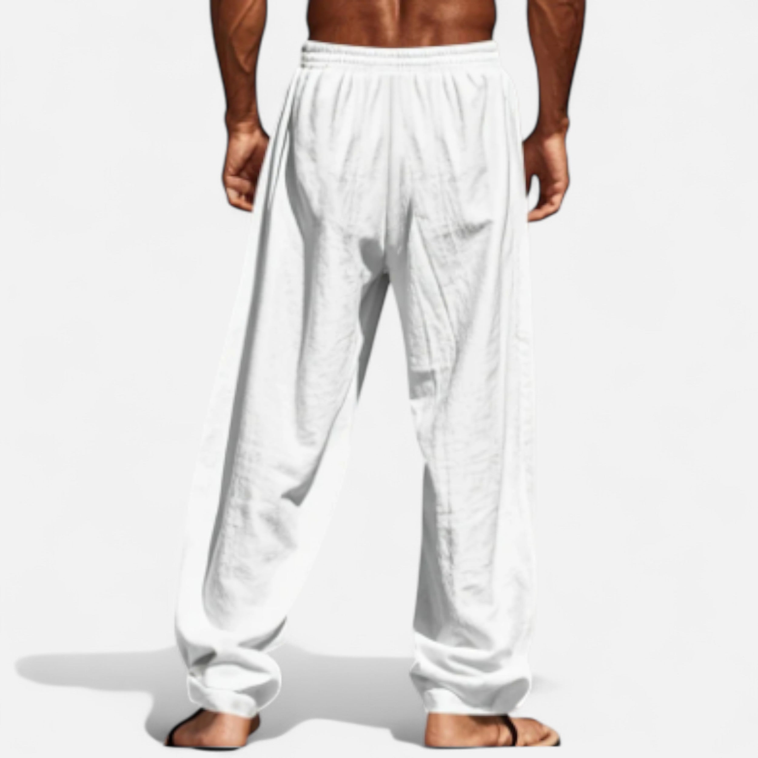 Solwiera | Męskie lniane spodnie Riviera Ease