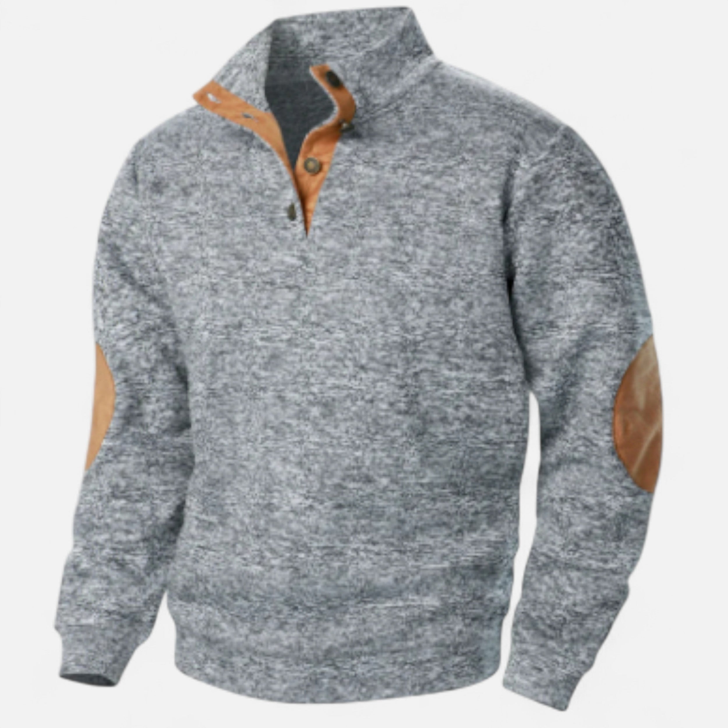 Solwiera | Męski sweter z kołnierzem w stylu Heritage