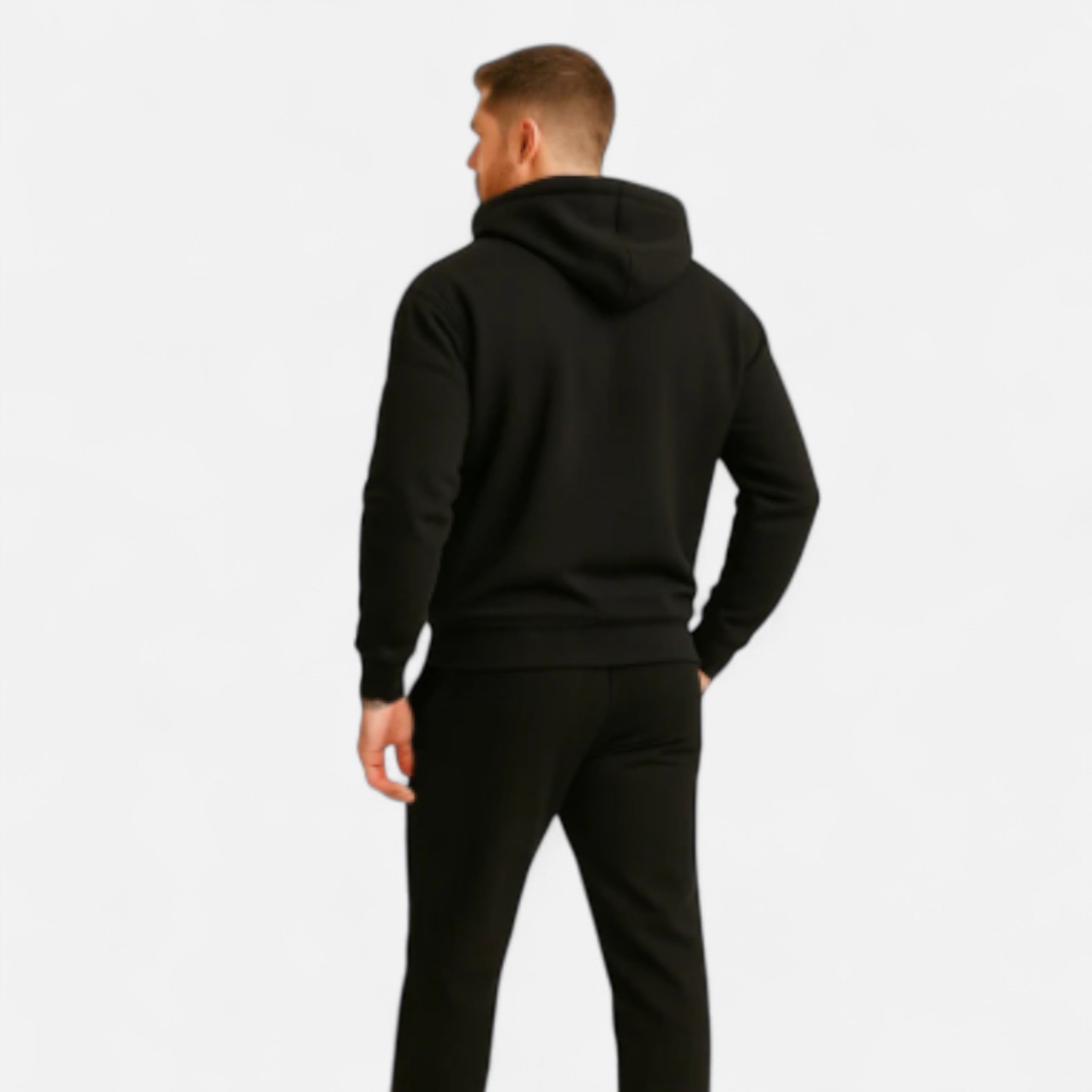 Solwiera | Męski sweter z kapturem