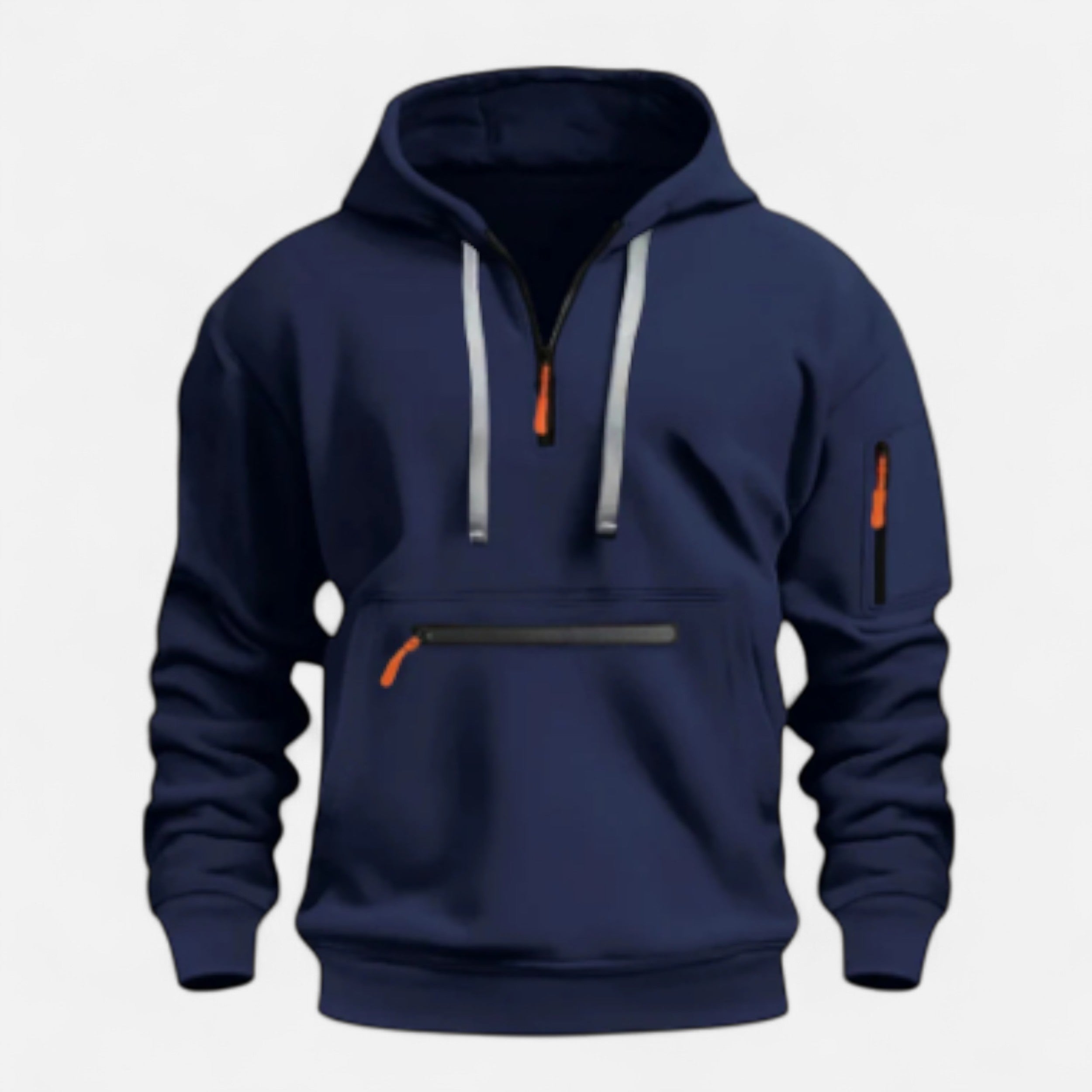 Solwiera | Męski sweter z kapturem