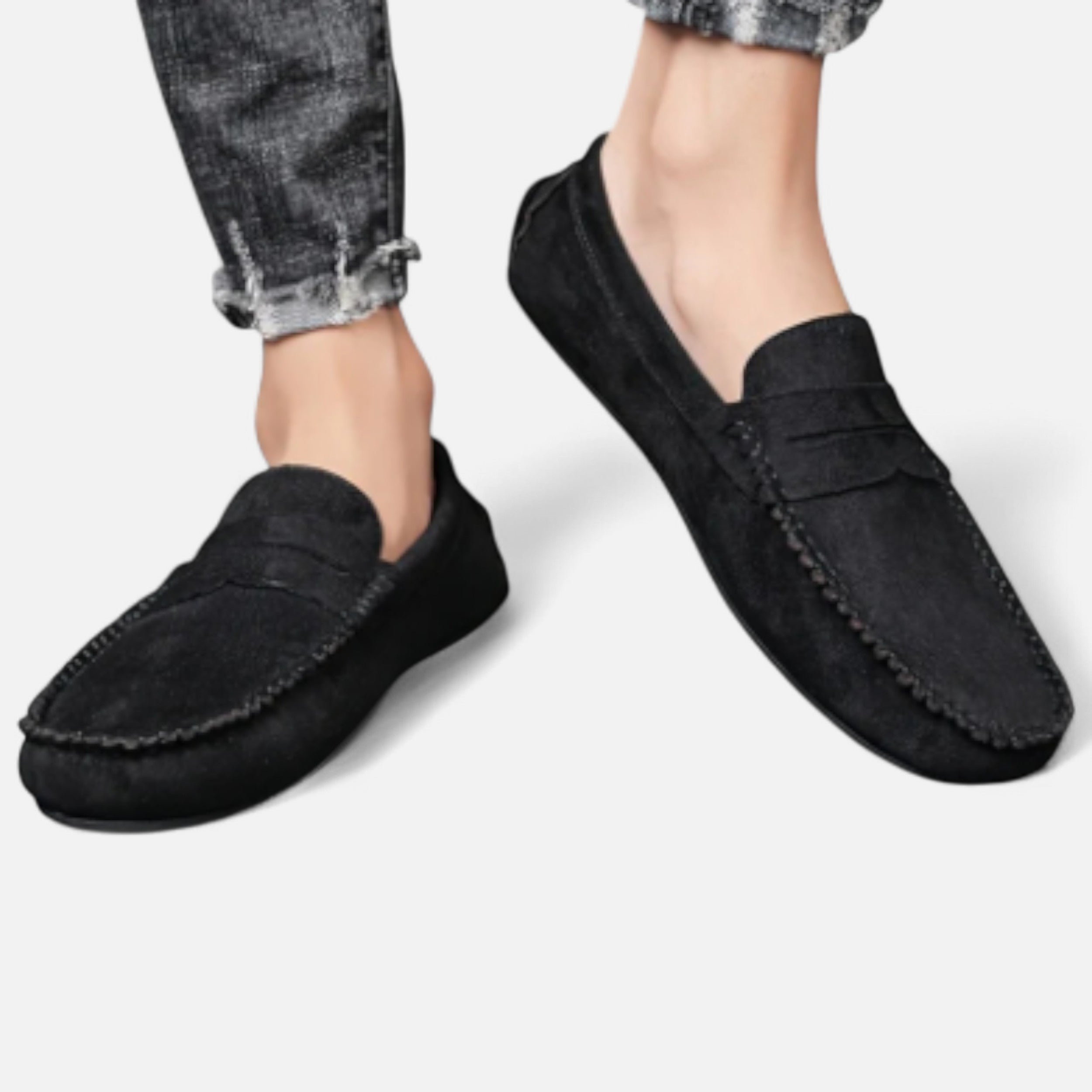 Solwiera | Męskie loafersy z włoskiej skóry