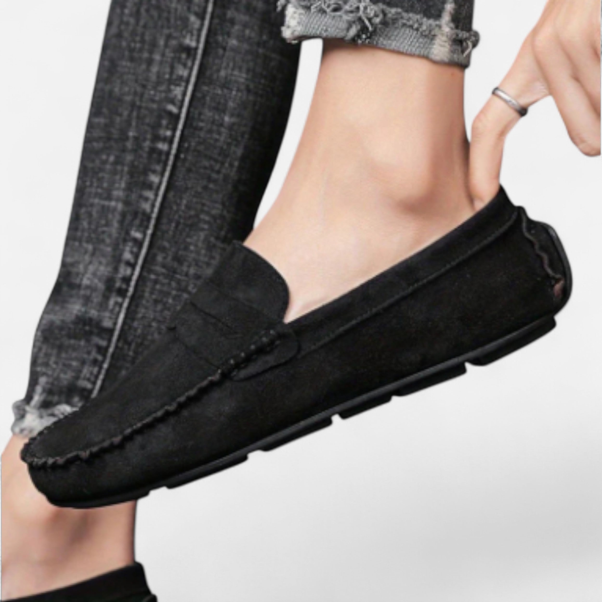 Solwiera | Męskie loafersy z włoskiej skóry