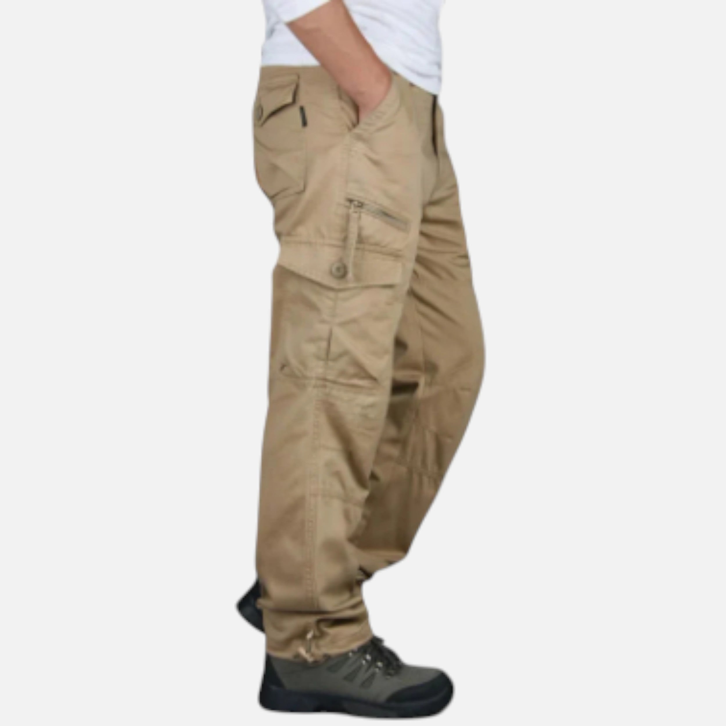 Solwiera | Męskie spodnie cargo z bawełny Heritage