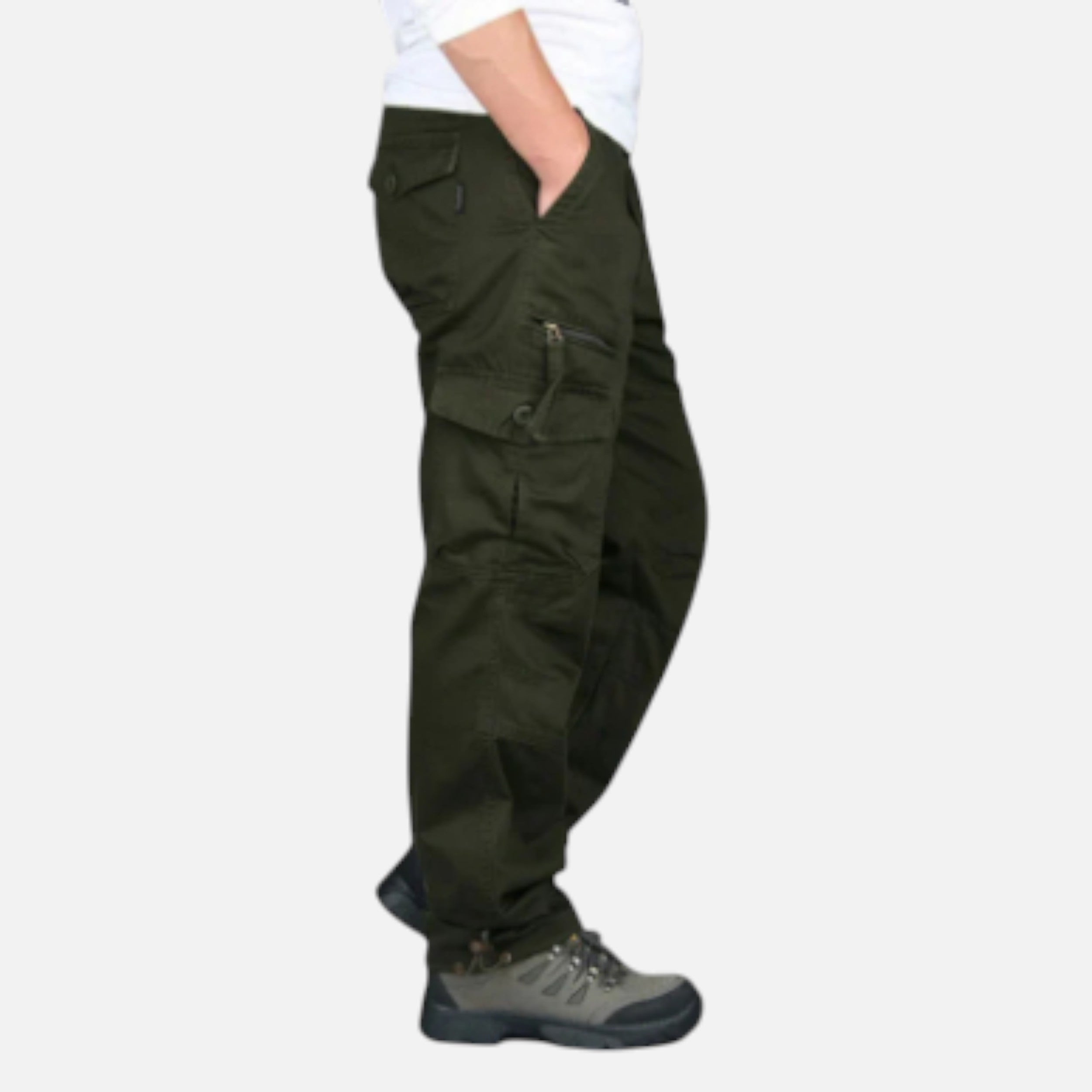 Solwiera | Męskie spodnie cargo z bawełny