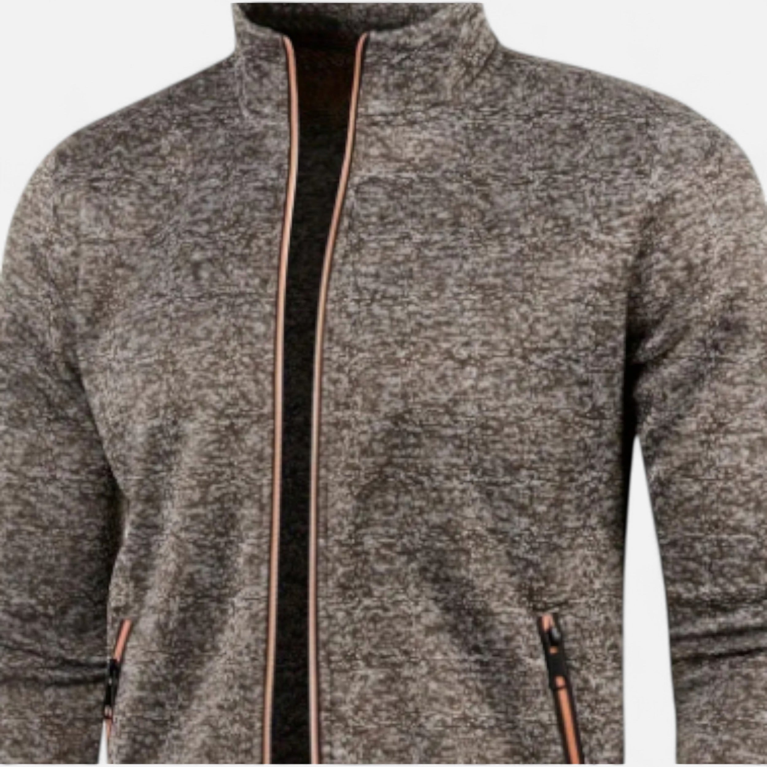 Solwiera | Męski kardigan klasyczny Dzianina Jesienna