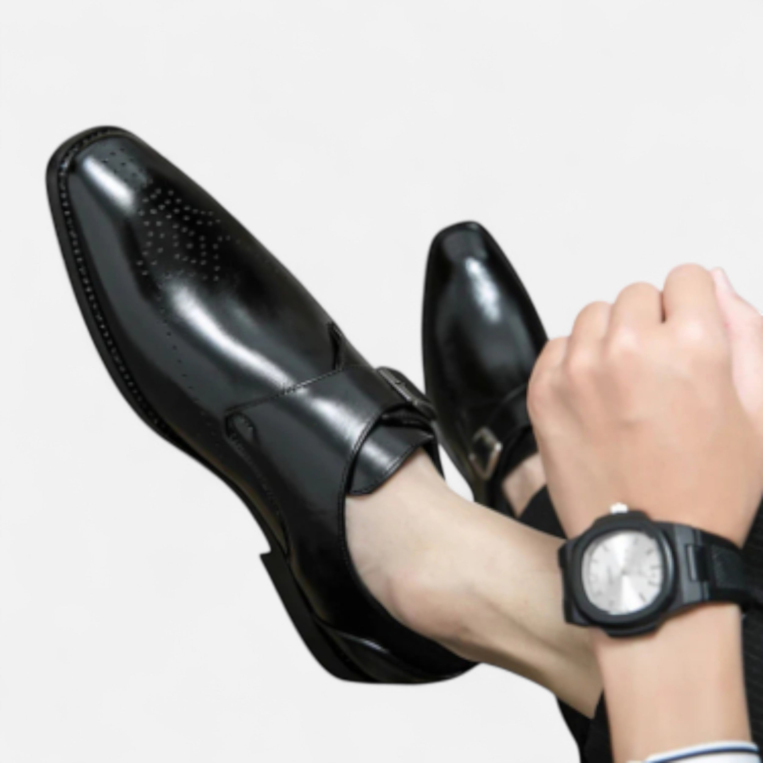 Solwiera | Męskie loafersy Włoska Elegancja Ślubna