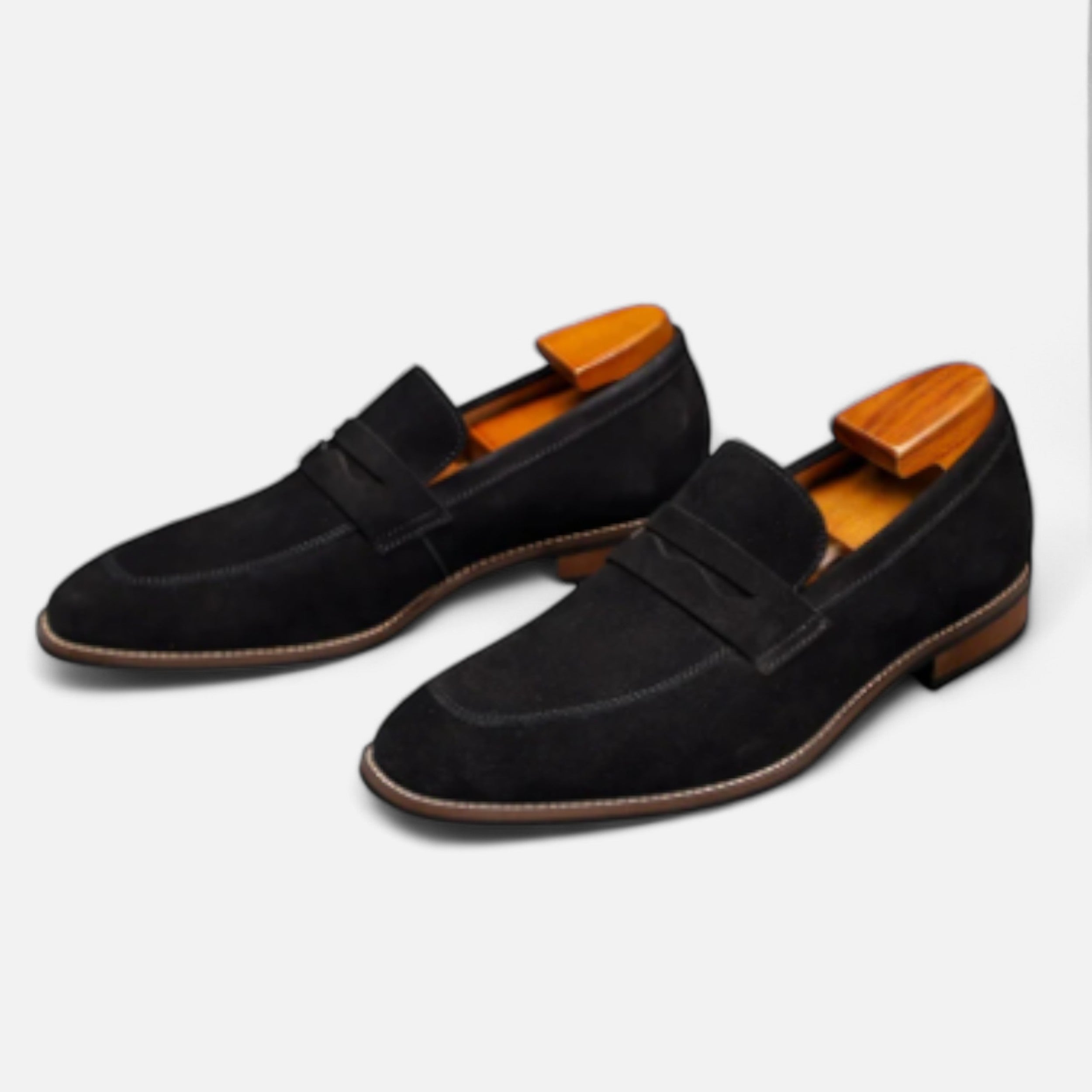 Solwiera | Męskie Mokasyny Skórzane w Stylu Ivy League