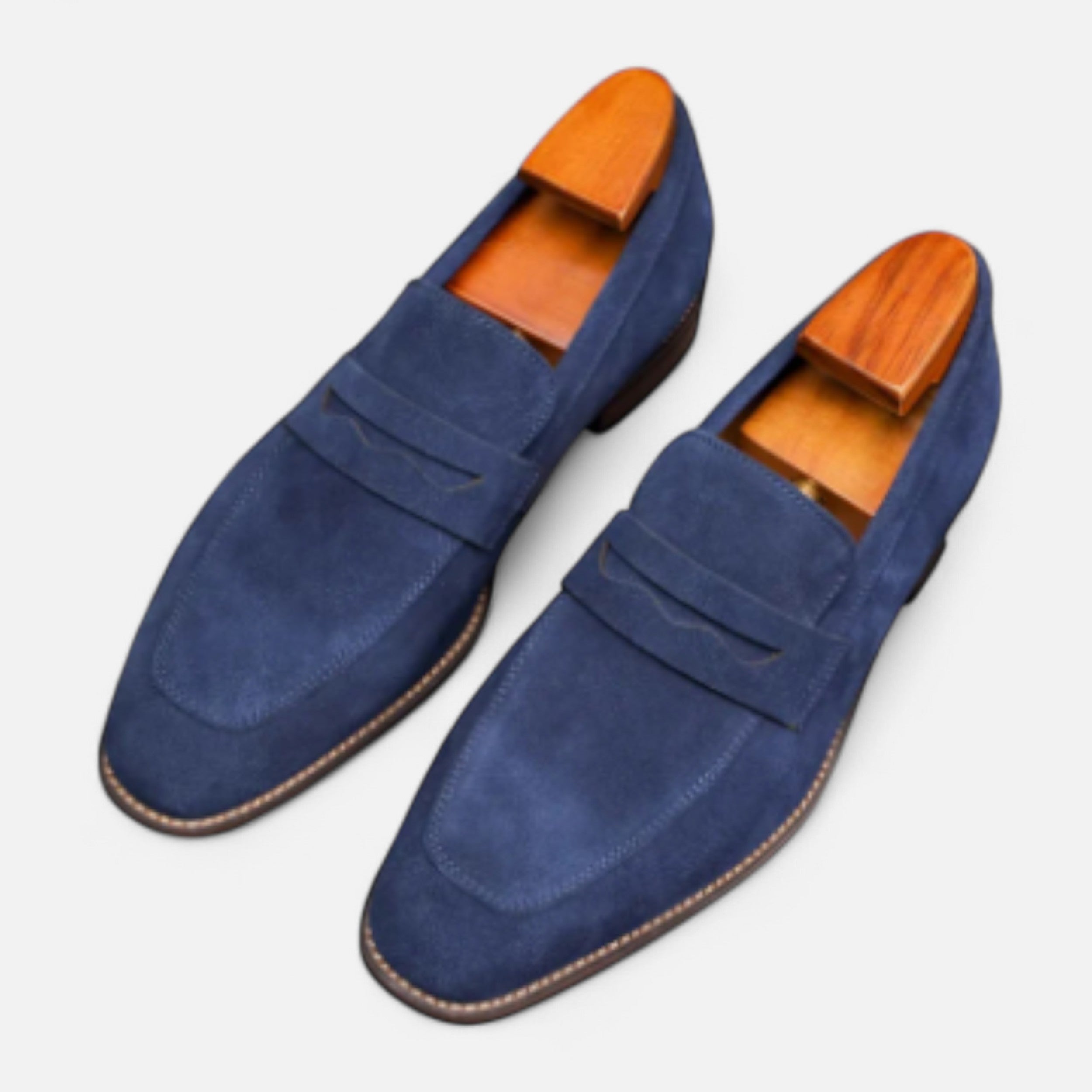 Solwiera | Męskie Mokasyny Skórzane w Stylu Ivy League