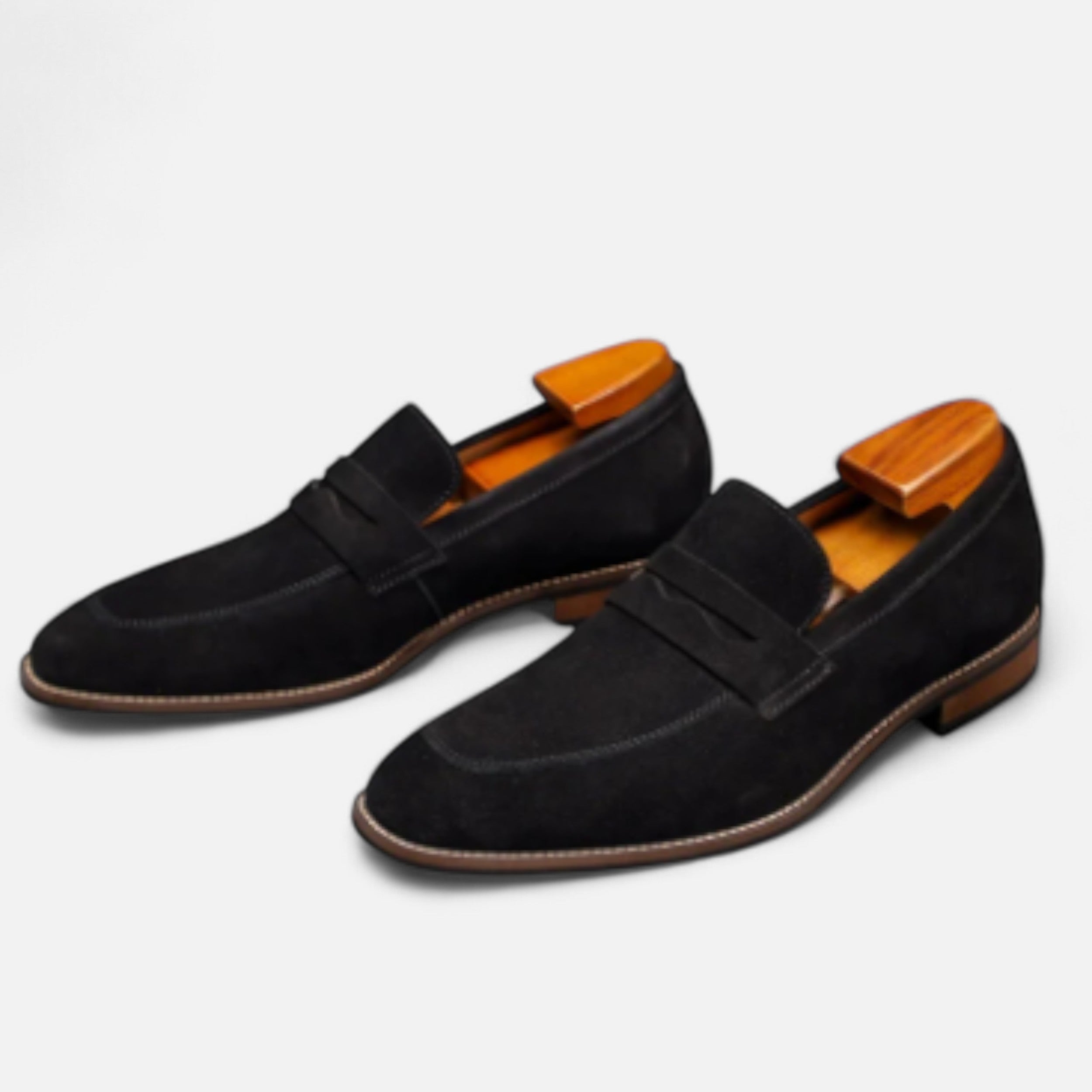 Solwiera | Męskie Mokasyny Skórzane w Stylu Ivy League