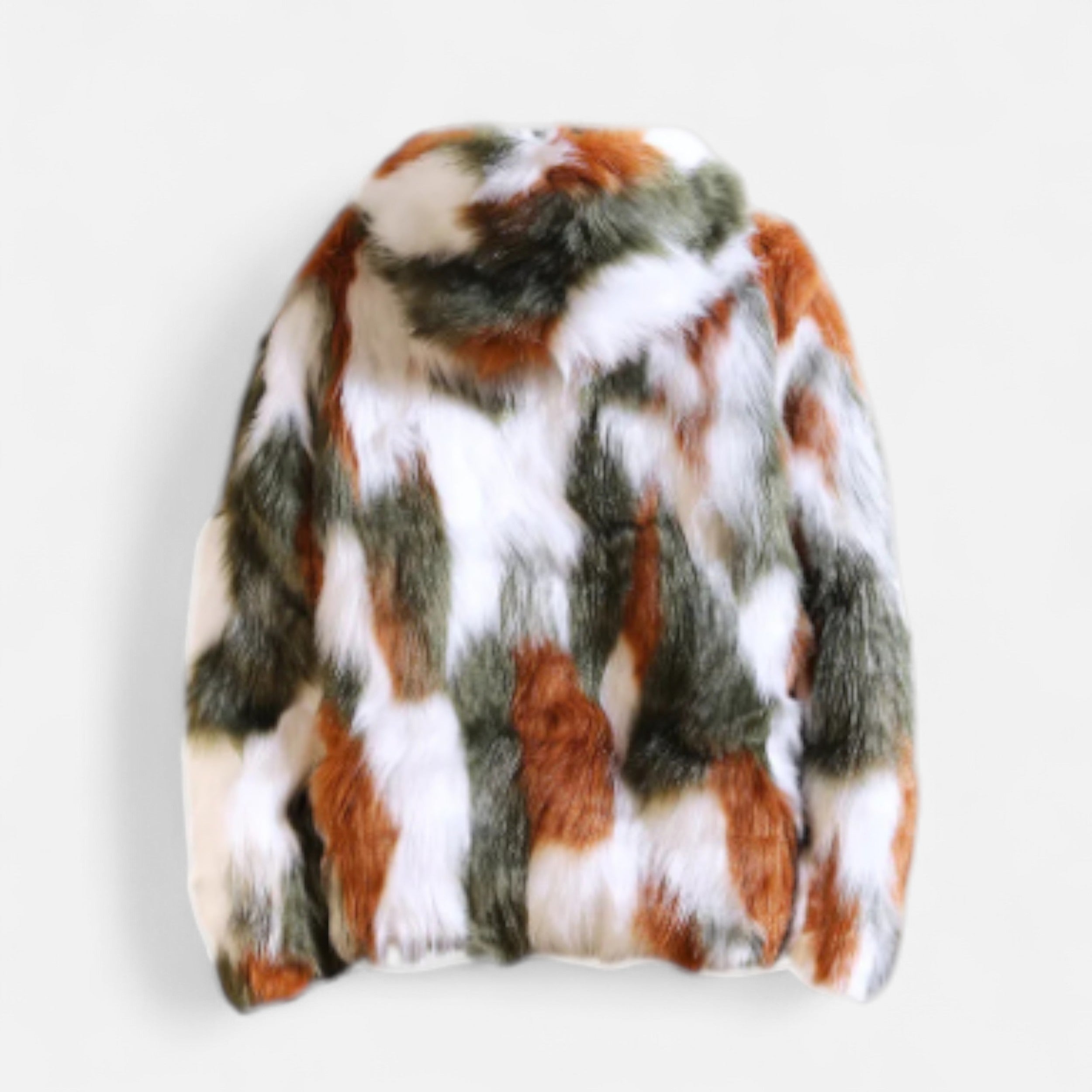 Solwiera | Męska Kurtka z Kapturem z Futrem