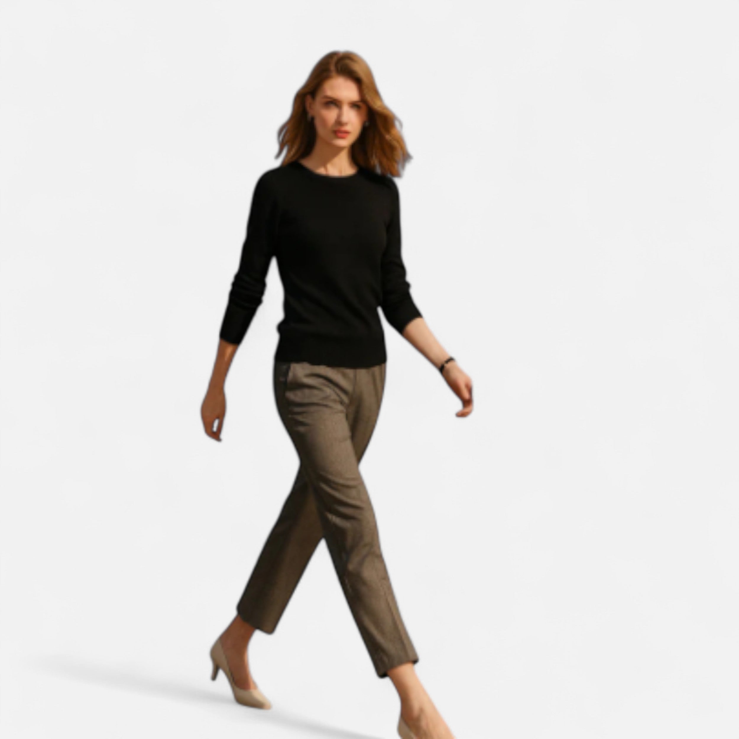 Solwiera | Damski Sweter z Wełny Merino Klasy