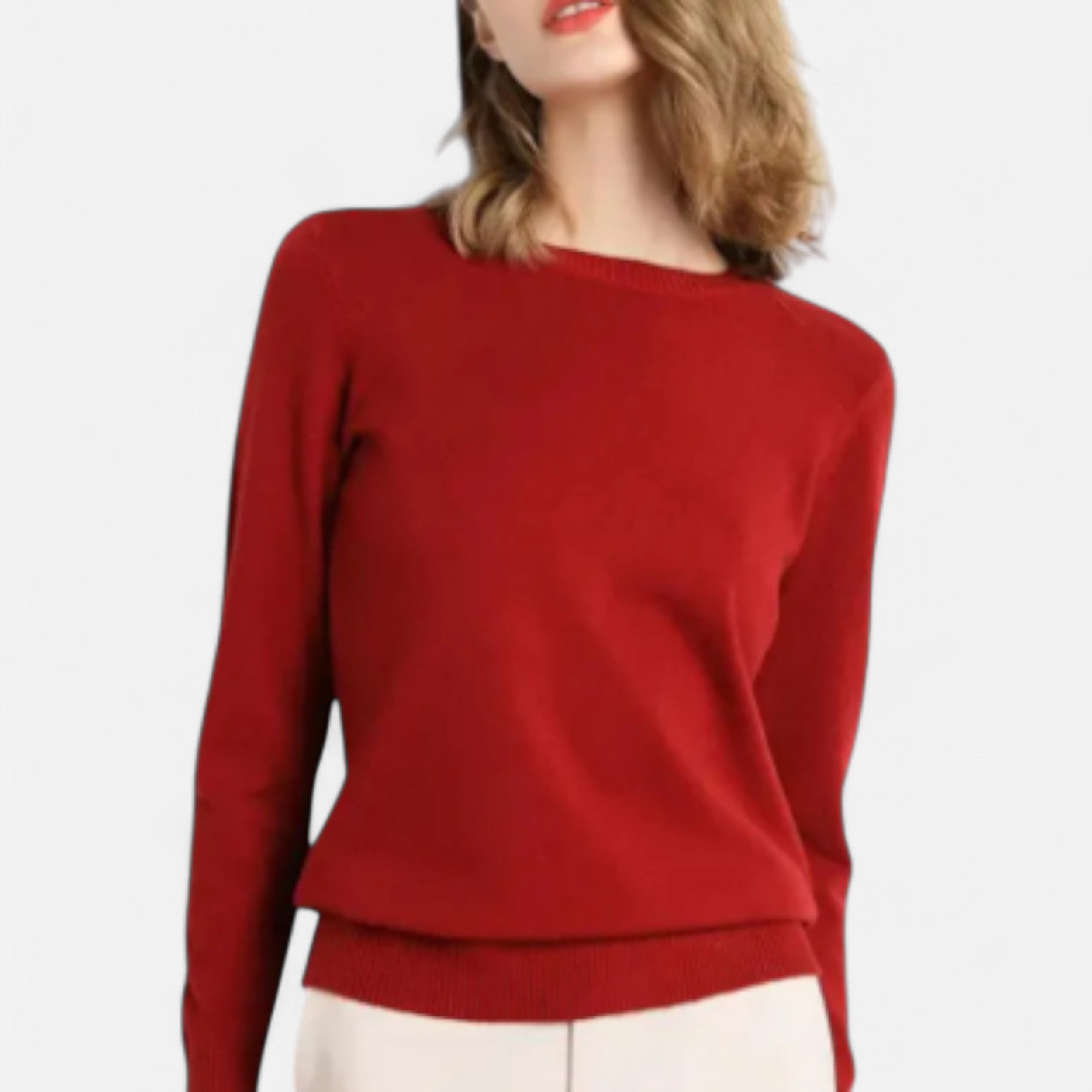 Solwiera | Damski Sweter z Wełny Merino Klasy