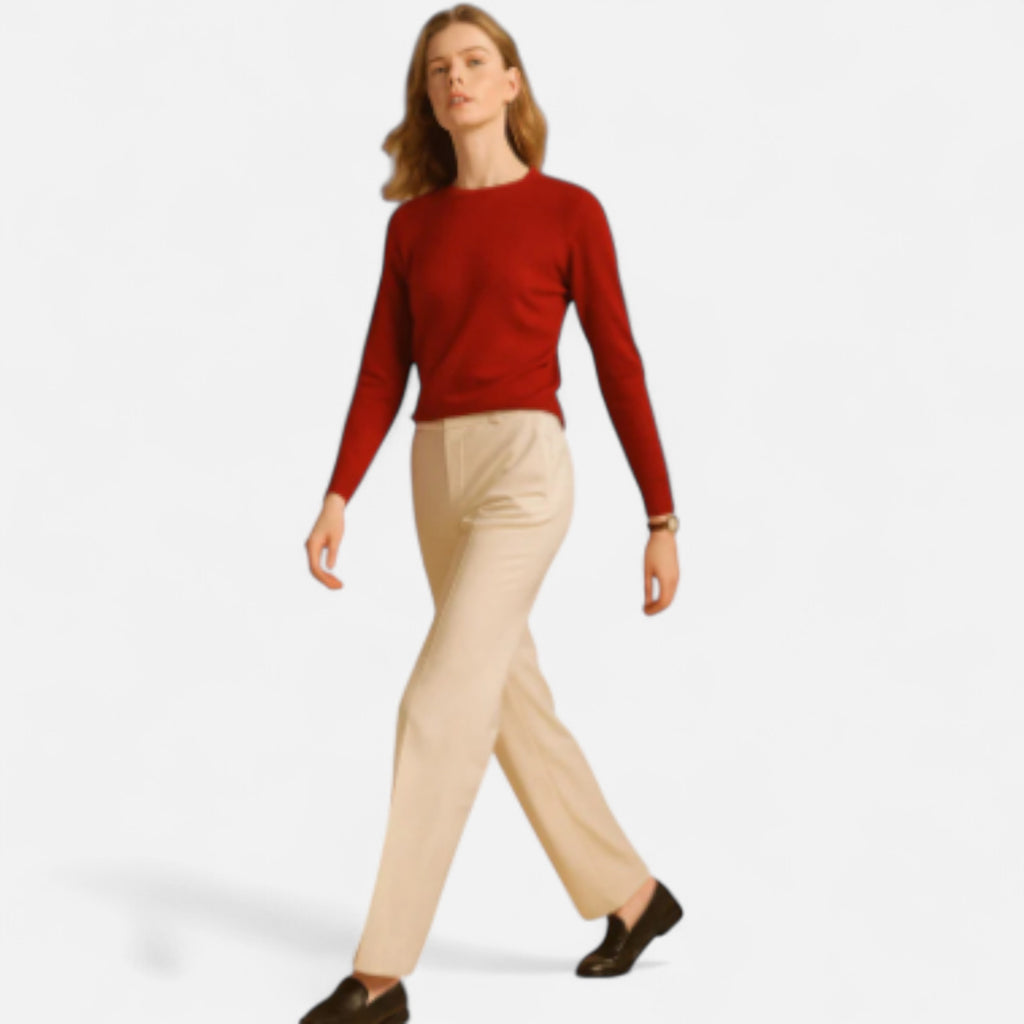 Solwiera | Damski Sweter z Wełny Merino Klasy