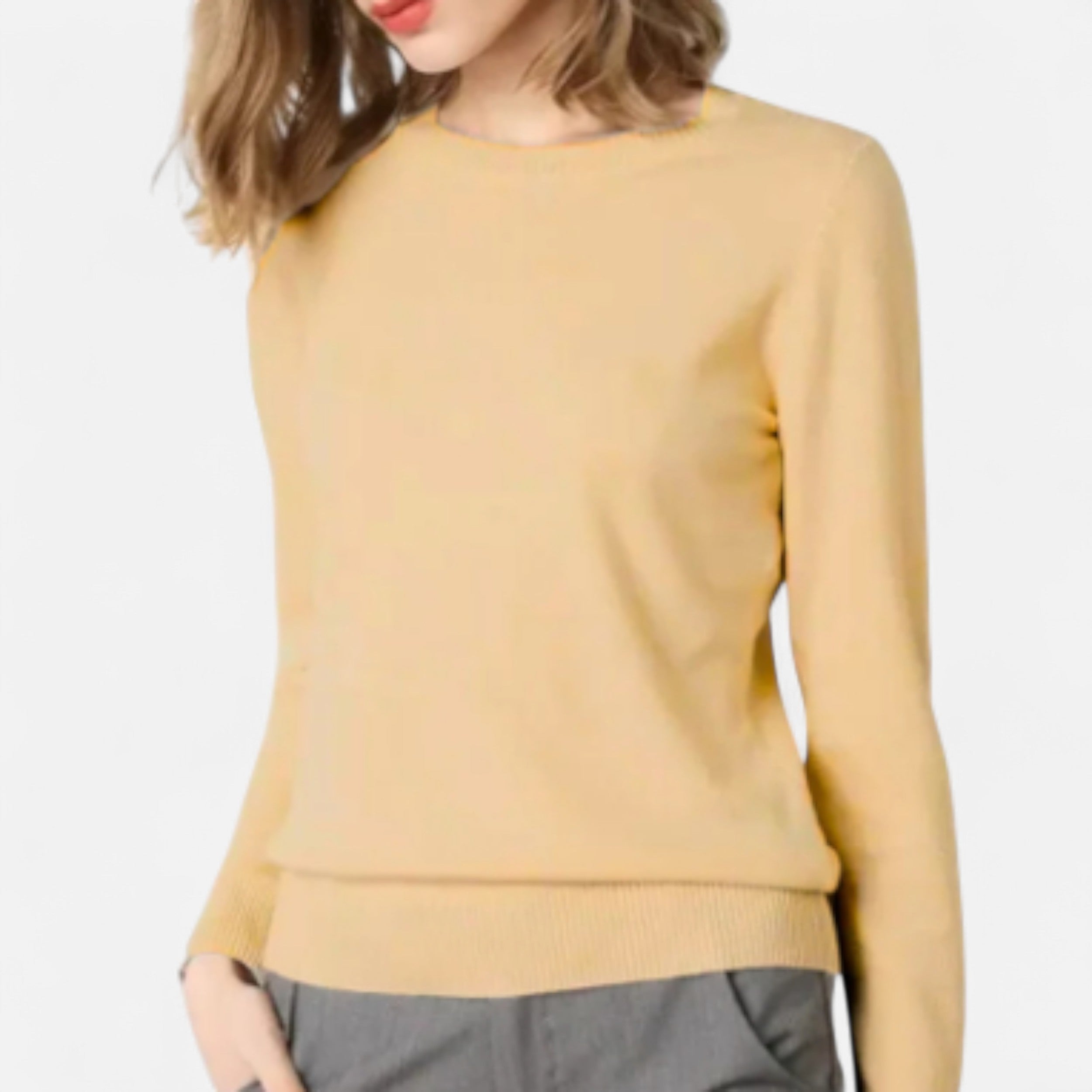 Solwiera | Damski Sweter z Wełny Merino Klasy