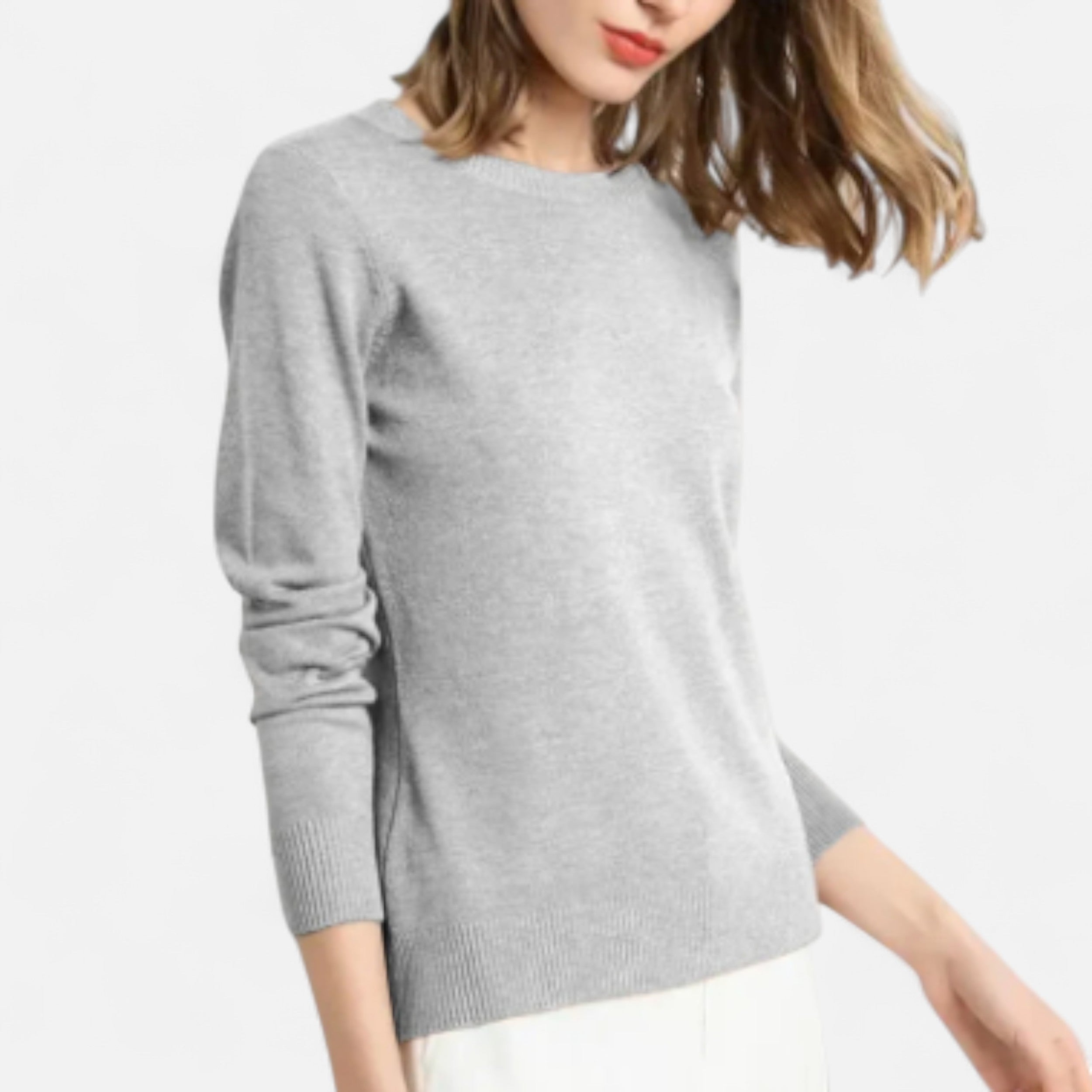 Solwiera | Damski Sweter z Wełny Merino Klasy