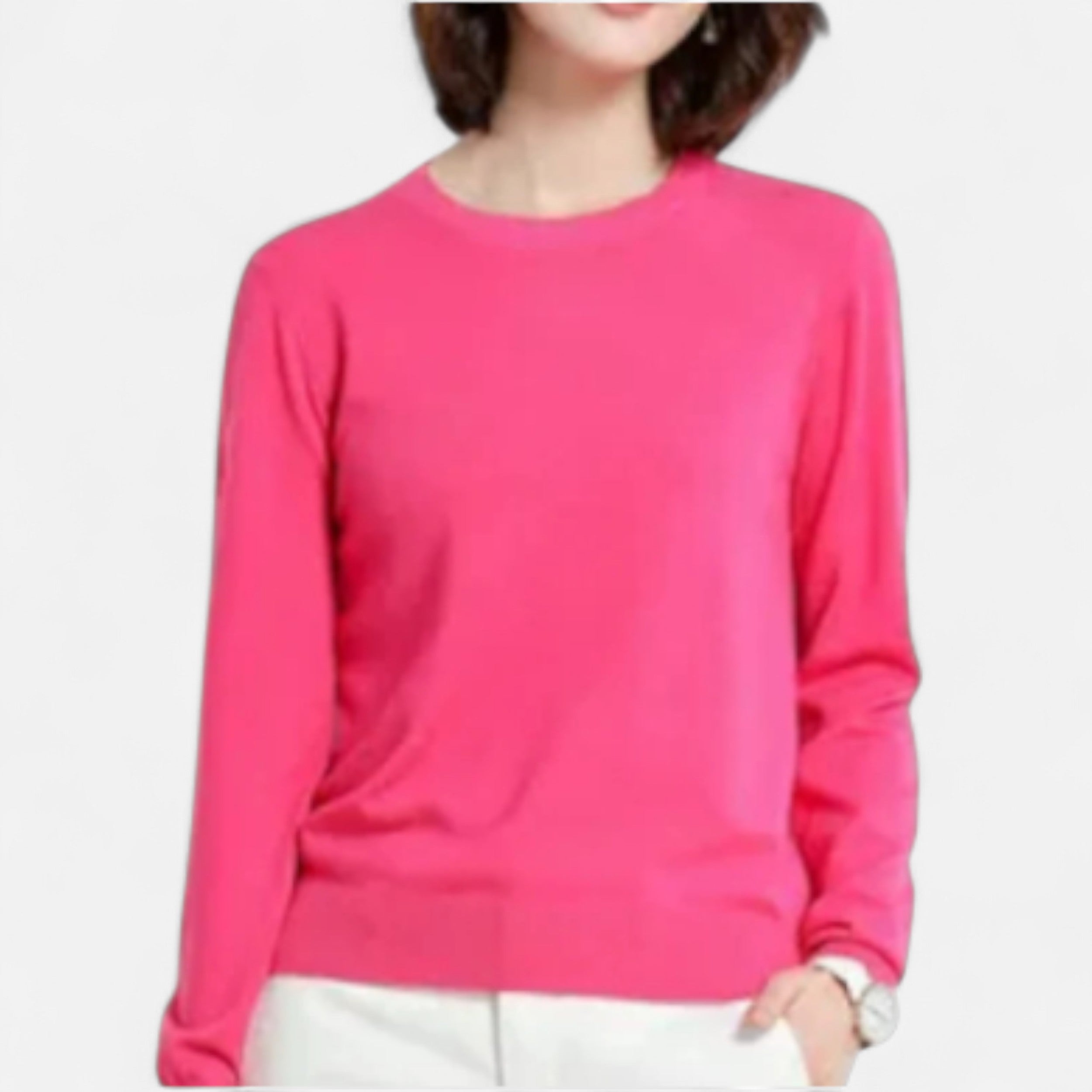 Solwiera | Damski Sweter z Wełny Merino Klasy