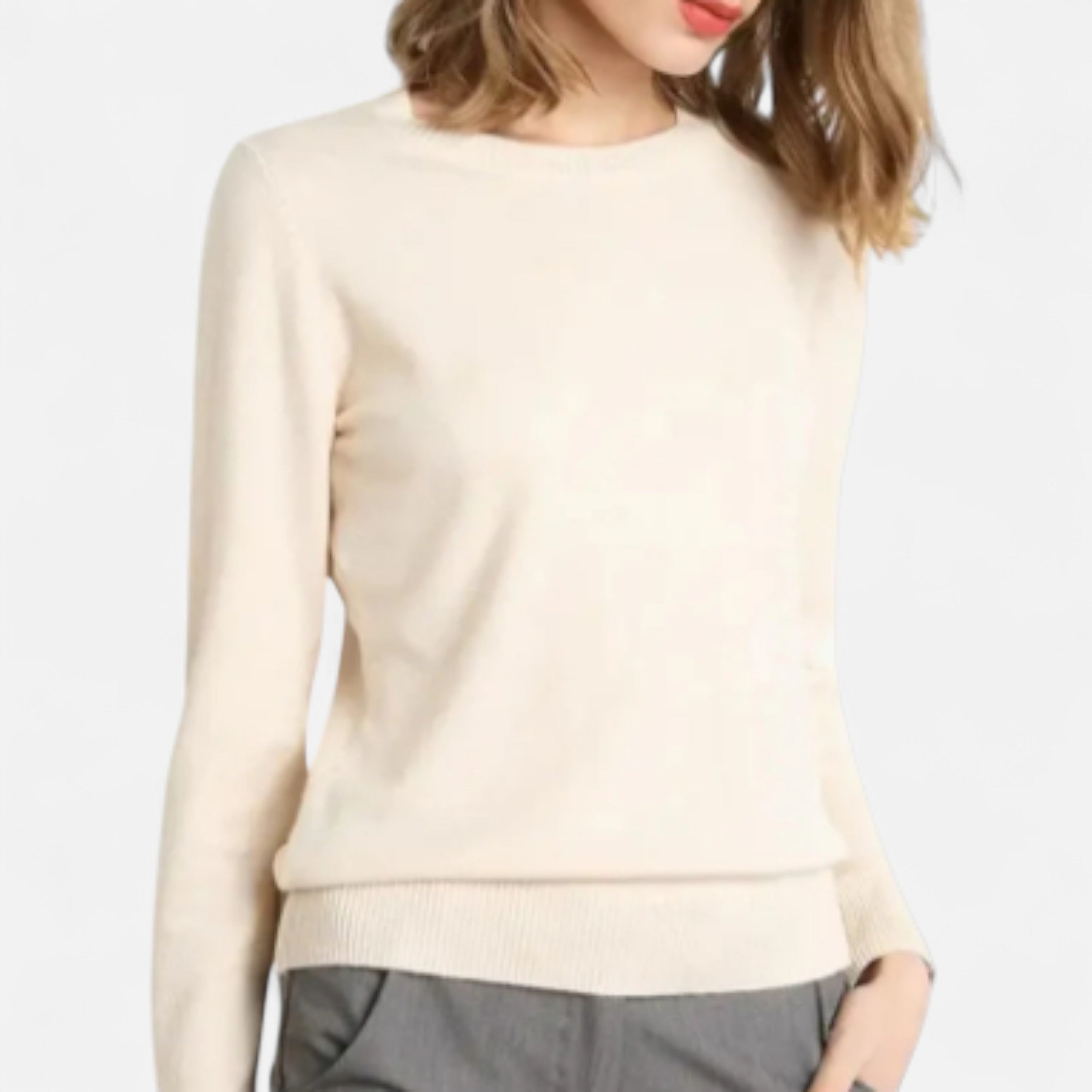 Solwiera | Damski Sweter z Wełny Merino Klasy