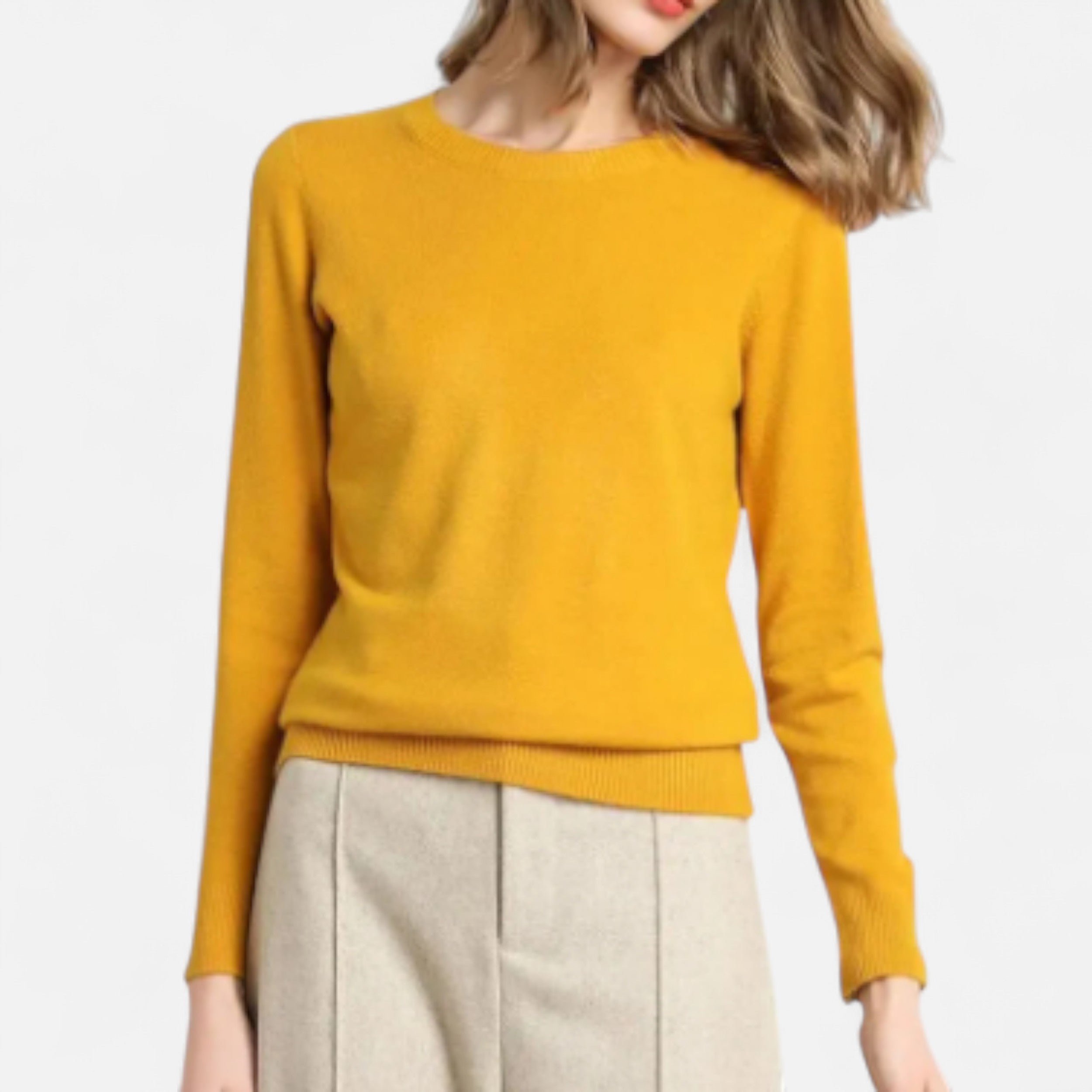 Solwiera | Damski Sweter z Wełny Merino Klasy