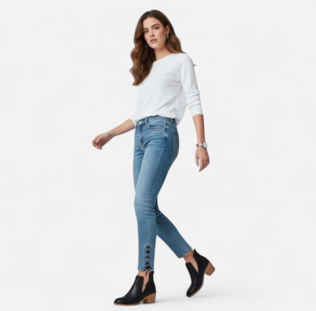 Solwiera | Skórzane Botki Retro Elegancji