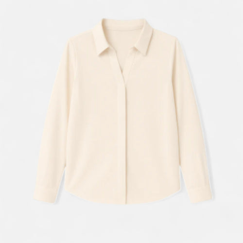 Solwiera | Bluzka Isaline z Kołnierzykiem Klasycznej Urody