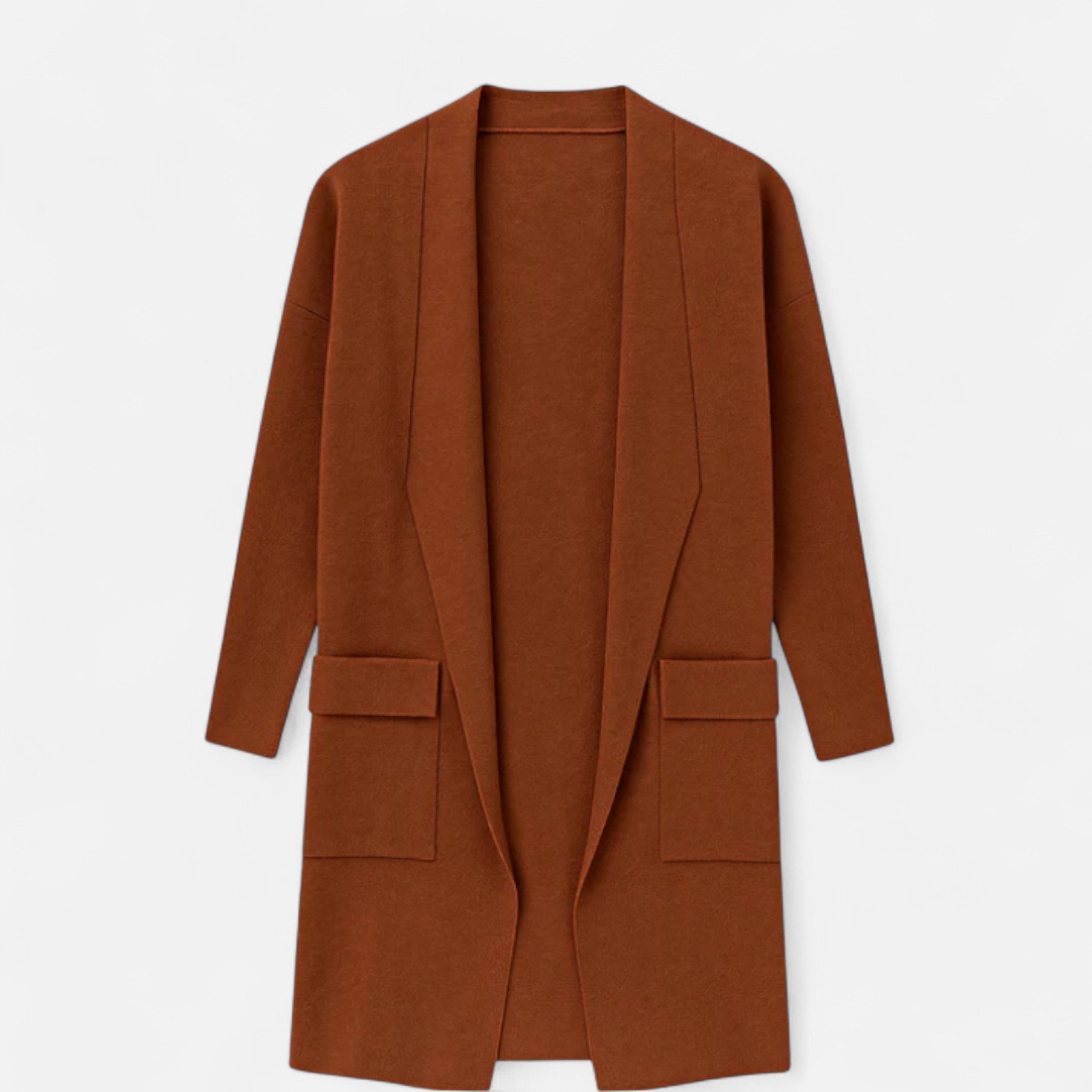 Solwiera | Długi Kardigan Helene Eleganckiego Spokoju